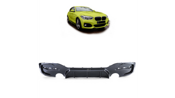 Tylny dyfuzor Gloss Black BMW 1 F20 F21 Facelift 2015-2019