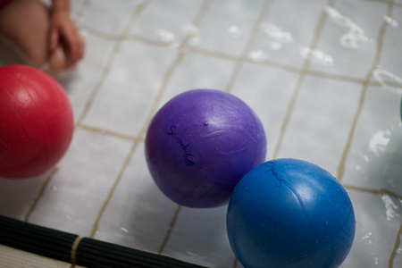 Piłka Scrunch - Ciemny Niebieski