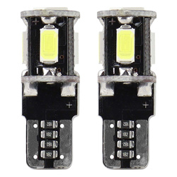 Żarówki LED CANBUS 5SMD 5730 T10 W5W White AMIO-01628