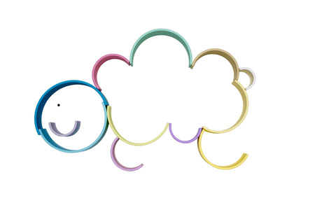 DENA Duża Silikonowa Tęcza Pastel - 12 elementów