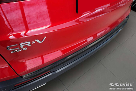 Nakładka na zderzak tylny do Honda CR-V 6 (Stal czarna)