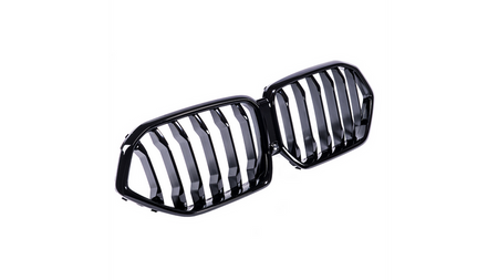 Grill sportowy pojedyncze żeberka Gloss Black BMW X6 G06 F96 2019-obecnie