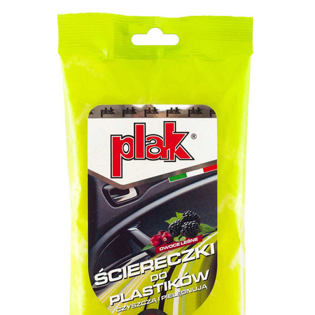 Plak Ściereczki do plastików Owoce Leśne 24 szt.
