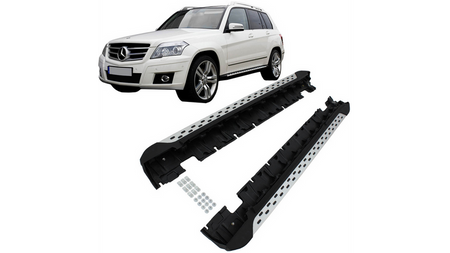Stopnie boczne z aluminium MERCEDES GLK-Class X204 2008-obecnie