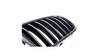 Grill sportowy pojedyncze żeberka Matt Black BMW X3 F25 przed liftem 2010-2014