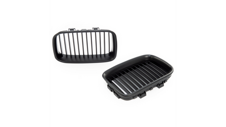 Grill sportowy pojedyncze żeberka Matt Black BMW 3 E36 Compact przed liftem 1991-1996