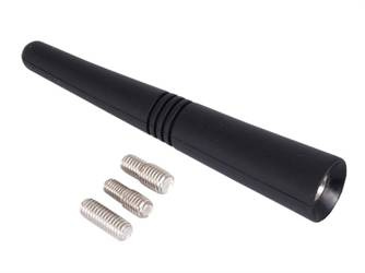 Maszt antenowy 9cm, gumowany, z 3 adapterami: 5, 6 i 7mm
