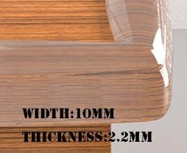 Listwa ochronna mebli przezroczysta 15mm x 15mm x 4M