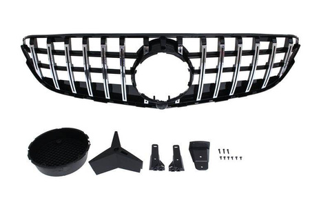 GRILL MERCEDES BENZ W253 GT-R LOOK CHROMED-GLOSS BLACK (16-19)