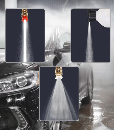 MYJKA CIŚNIENIOWA AKUMULATOROWA 40 BAR PISTOLET NATRYSKOWY BEZPRZEWODOWY OGRODOWY DO MYCIA OKIEN KOSTKI AUTA