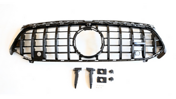 Grill sportowy GT Gloss Black MERCEDES A-Class V177 W177 Facelift 2023->>