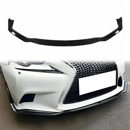 Dokładka zderzaka przedniego Lexus IS F 14-16 Glossy Black