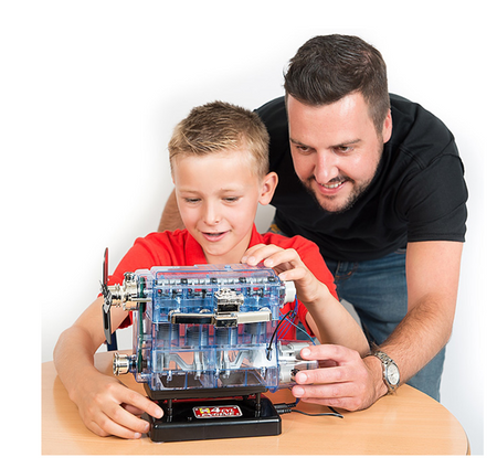 Model silnika 4cylindrowego do składania prezent