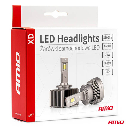 Żarówki żarniki LED seria XD D1S D1R 6500K Canbus AMIO-03310