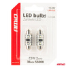 Żarówki LED CANBUS Festoon C5W 2SMD 3838 36mm White 12V 24V AMIO-04248