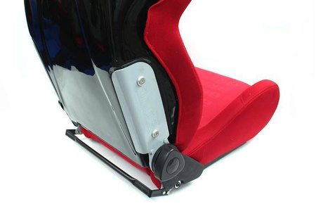 Fotel sportowy CUGA Welur Bride Red
