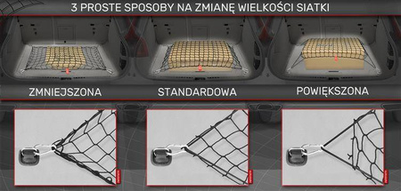 Siatka do bagażnika Subaru Legacy Outback II Kombi 1999-2004