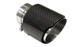 Końcówka tłumika 89mm wejście 63mm Carbon Gloss
