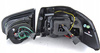 Lampy tylne diodowe Vw Golf 6 08-12 black led bar