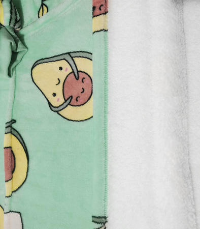 BLUZOKOC AWOKADO PONCZO BLUZA Z KAPTUREM KIESZEŃ KANGUR POLAR OVERSIZE 100% POLIESTER DLA MŁODZIEŻY DOROSŁYCH