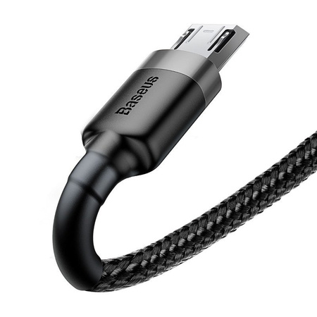 Kabel USB na micro USB Baseus Cafule 2.0A 3m szaro-czarny