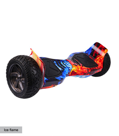 DESKOROLKA ELEKTRYCZNA TERENOWA DLA DZIECI MŁODZIEŻY DUŻE KOŁA HOVERBOARD BLUETOOTH LED