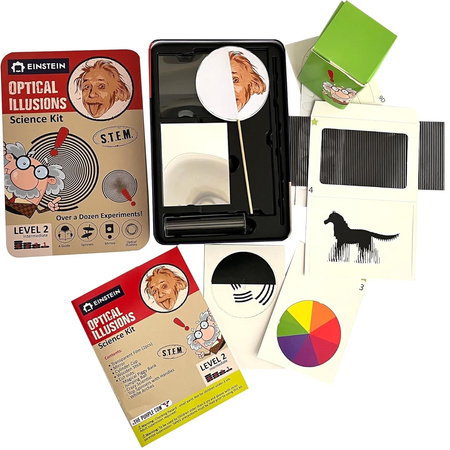 Zestaw do robienia eksperymentów The Purple Cow Einstein - Iluzje optyczne