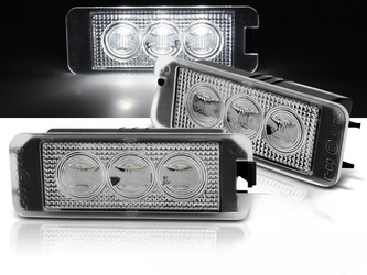 Lampki rejestracji 3xLED do VW Golf IV,V,VI,VII Passat B6, Passat cc, Scirocco