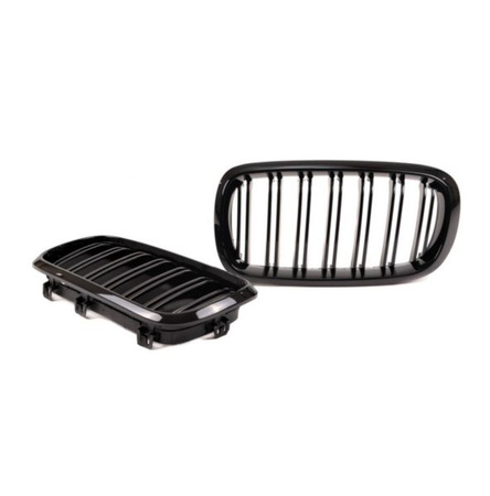 GRILL (NERKI) DO BMW X5 X6 13-18 GLOSS BLACK