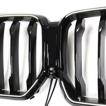 GRILL BMW X6 G06 19-2023 PODSWIETLANY LOOK M5 G90