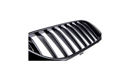 Grill sportowy pojedyncze żeberka Matt Black BMW 5 G30 F90 G31 przed liftem 2017-2020