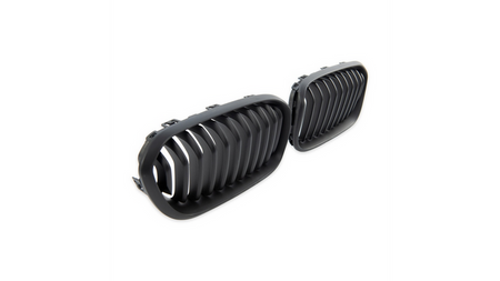 Grill sportowy pojedyncze żeberka Matt Black BMW 1 F20 F21 Facelift 2015-2019