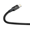 Kabel USB-C 3w1 micro USB / Lightning / USB-C, 20W, 1.5m czarny
