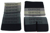Fotel sportowy GTR Welur Bride Black Grey