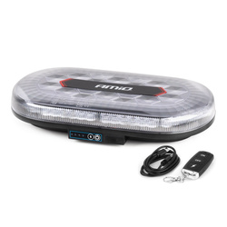 Belka ostrzegawcza bezprzewodowa LED z pilotem R65 R10 326x186x63 26W 12V 24V AMIO-04369