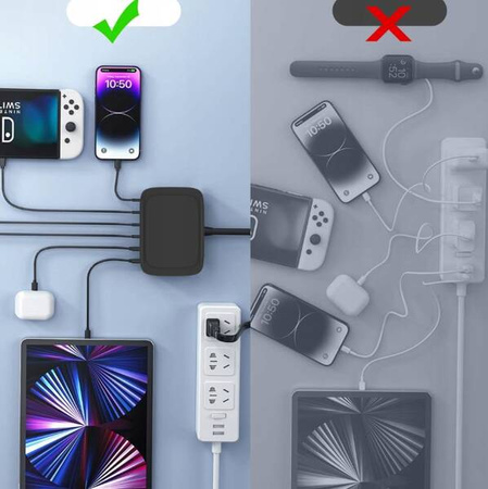 Szybka Ładowarka USB Zasilacz 140W do telefonu laptopa QC3.0 PPS PD65W