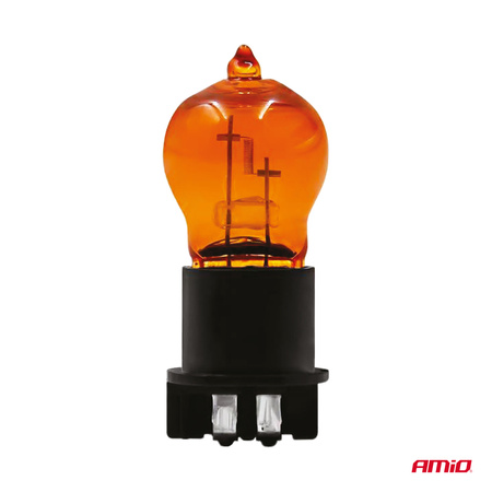 Żarówka halogenowa PWY24W WP3.3x14.5-4 Amber 12V 24W AMIO-04410