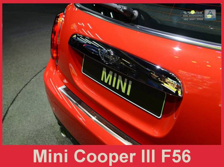 Nakładka na zderzak tylny Mini Cooper 3 Carbon+Stal