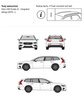 Bagażnik dachowy CRUZ AIRO FUSE DARK Volvo V60 II Estate