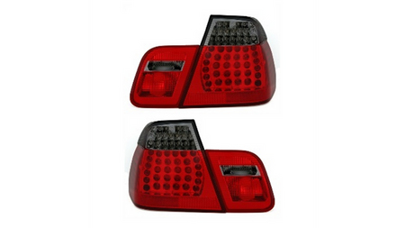 Zestaw Lamp Tylnych LED Red Smoke BMW 3 E46 przed liftem 1998-2001
