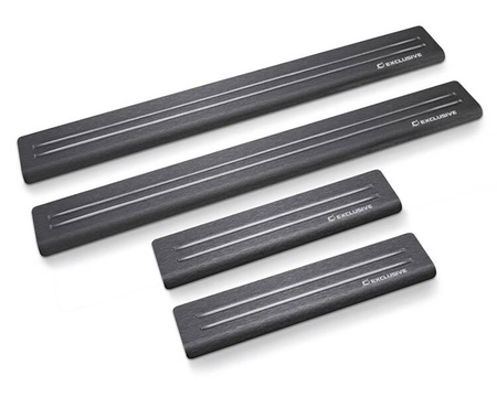Progi 2 Line Skoda Roomster 5J Van 5 2006-2015 - Satin Black&White