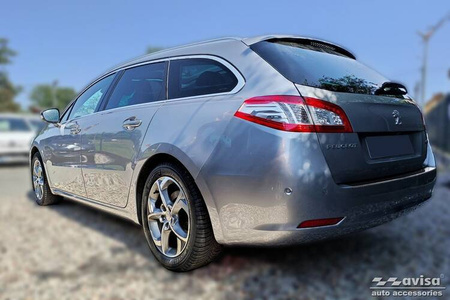 Nakładka na zderzak tylny do PEUGEOT 508 SW (Carbon Fiber)