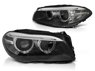 Lampy przednie F10 F11 10-13 RINGI LED DRL BLACK X