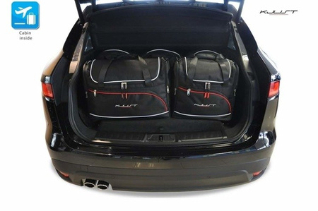 JAGUAR F-PACE 2015+ TORBY DO BAGAŻNIKA 5 SZT