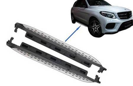 STOPNIE PROGOWE MERCEDES W166 11- GLE SUV 15- ALU