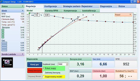 Skaner interfejs diagnostyczny LPG Bluetooth PLUS