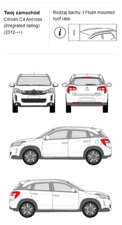 Bagażnik dachowy CRUZ AIRO FIX Citroen C4 Aircross