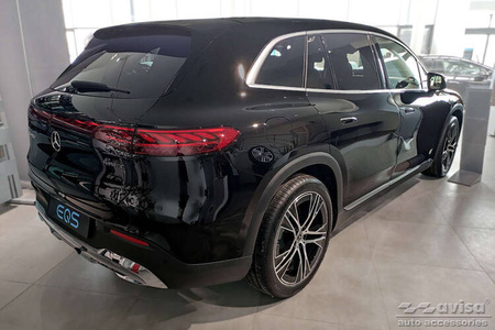 Nakładka na zderzak tylny do Mercedes EQS (Carbon Fiber)