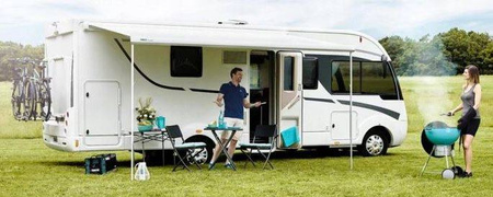 Markiza Omnistor 5200 4.5m kamper przyczepa Thule