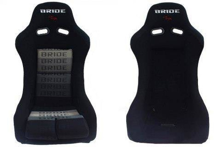 Fotel sportowy GTR Welur Bride Black Grey